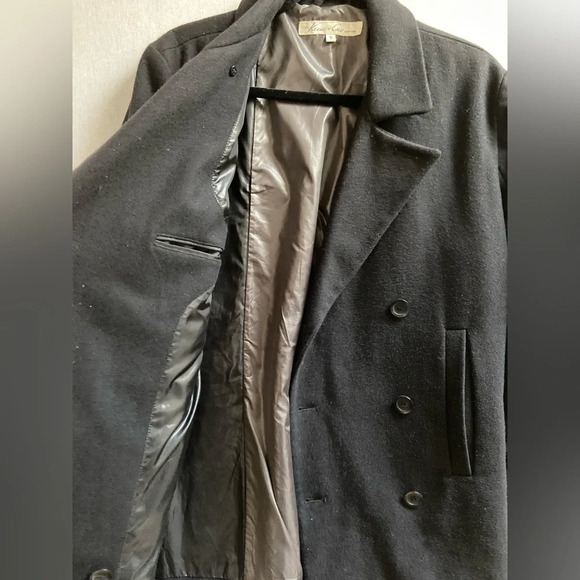 Kenneth Cole double breasted wool blend jacket Sz S - Picture 5 of 13